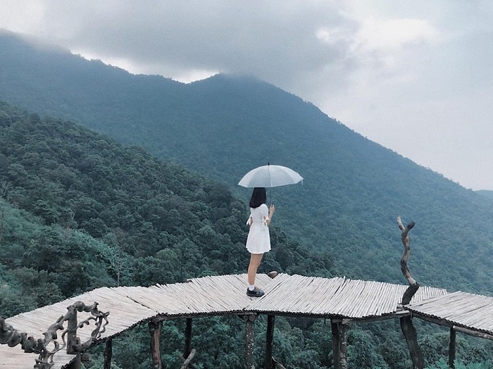 Cầu Mây luôn là địa điểm lý tưởng dành cho mỗi du khách bởi cảnh sắc xinh đẹp nơi đây