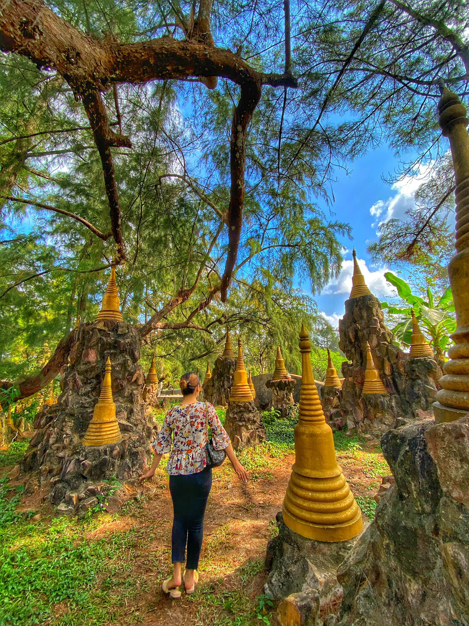 Một góc nhỏ trong chùa Thiền Lâm