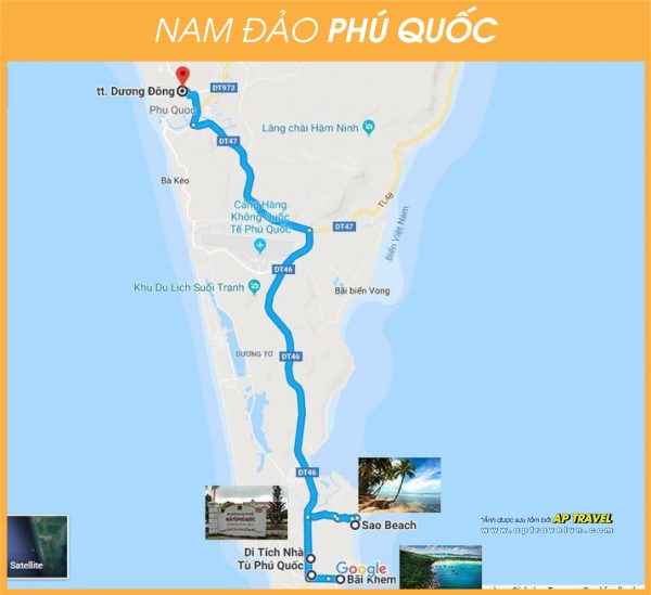 Bản đồ Nam Đảo Phú Quốc