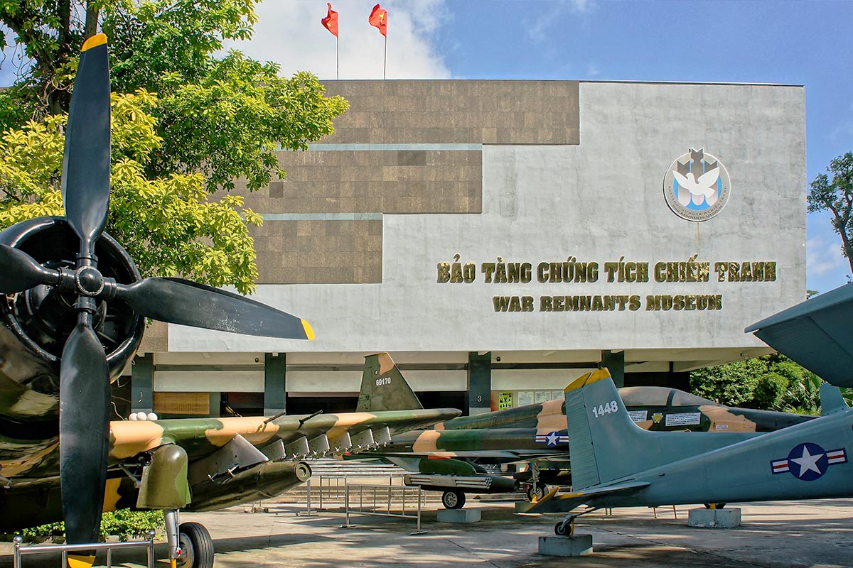 Du lịch Sài Gòn thì bạn đừng quên ghé thăm bảo tàng chứng tích chiến tranh nhé