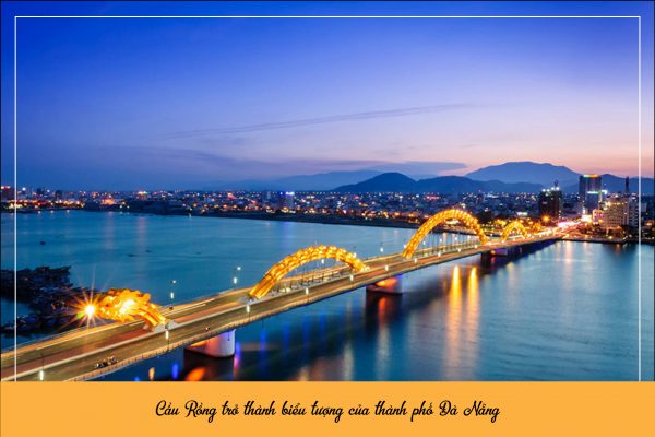 Cầu rồng phun lửa vào những buổi tối cuối tuần, nét đặc trưng của thành phố Đà Nẵng
